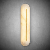 Valora  Living Room Wall Sconce  Spanish Alabaster Minimalist