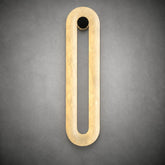 Valora  Living Room Wall Sconce Spanish Alabaster Minimalist