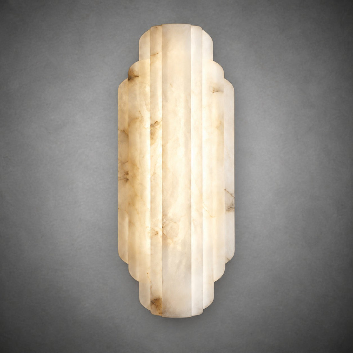 Arcelis  Living Room Wall Sconce  Spanish Alabaster Art Deco