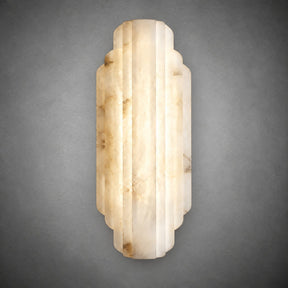 Arcelis  Living Room Wall Sconce  Spanish Alabaster Art Deco