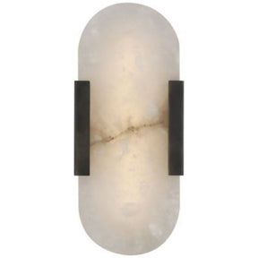 Lowell Melange Elongated Alabaster Wall Sconce 10"
