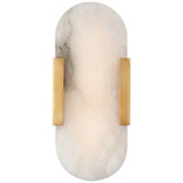 Lowell Melange Elongated Alabaster Wall Sconce 10"
