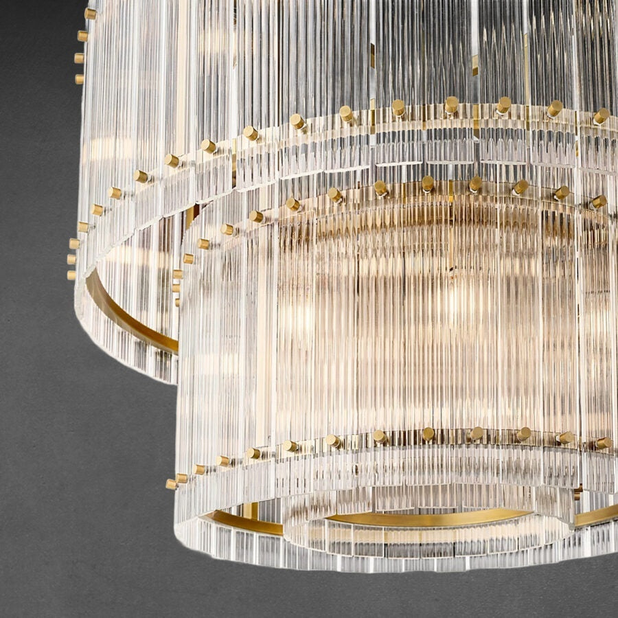 Lux Marcus 2-Tier Round Chandelier 22″