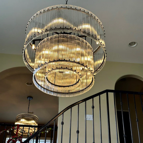 Lux Marcus 2-Tier Round Chandelier 22″
