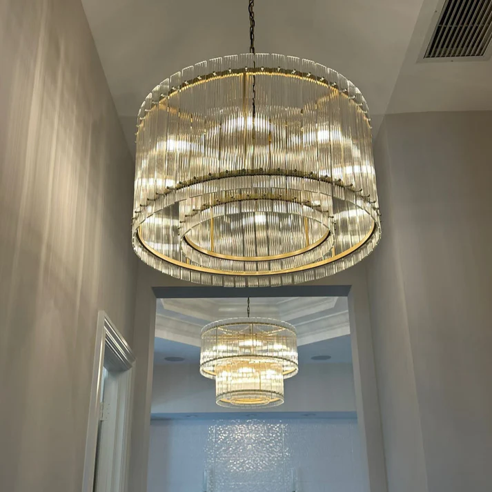 Lux Marcus 2-Tier Round Chandelier 22″