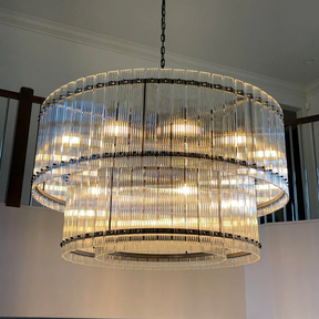 Lux Marcus 2-Tier Round Chandelier 37″