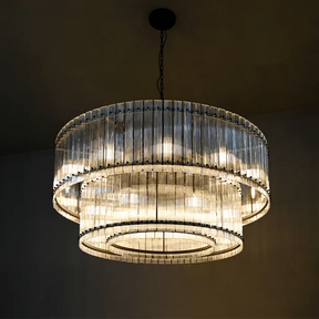 Lux Marcus 2-Tier Round Chandelier 37″