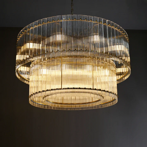 Lux Marcus 2-Tier Round Chandelier 37″