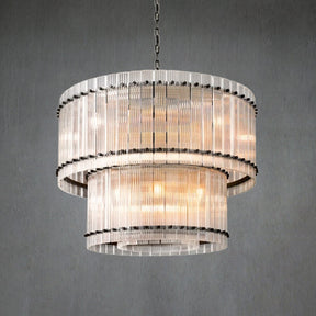 Lux Marcus 2-Tier Round Chandelier 37″