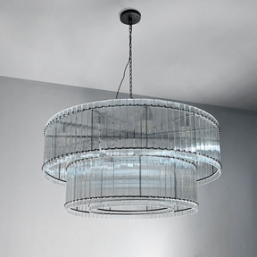 Lux Marcus 2-Tier Round Chandelier 37″