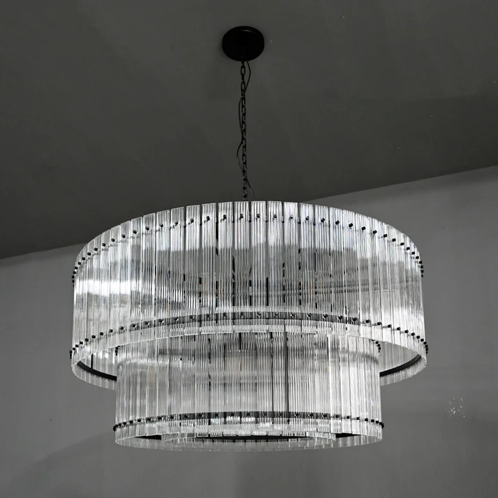 Lux Marcus 2-Tier Round Chandelier 37″
