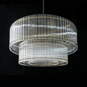 Lux Marcus 2-Tier Round Chandelier 37″