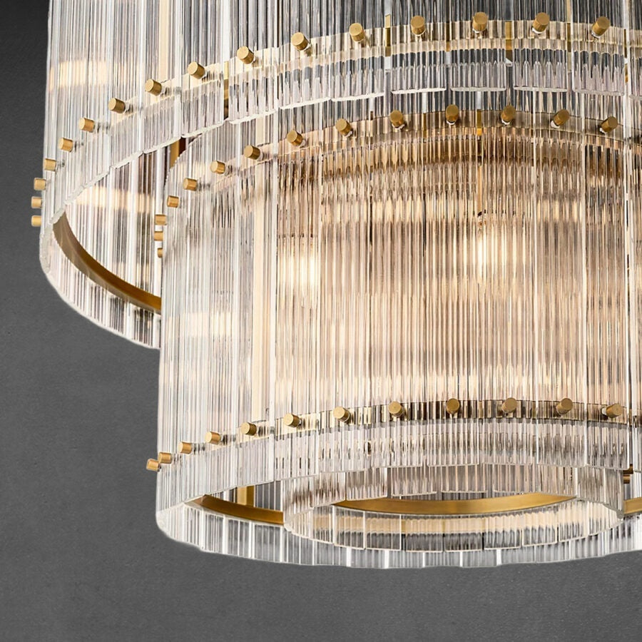 Lux Marcus 2-Tier Round Chandelier 37″