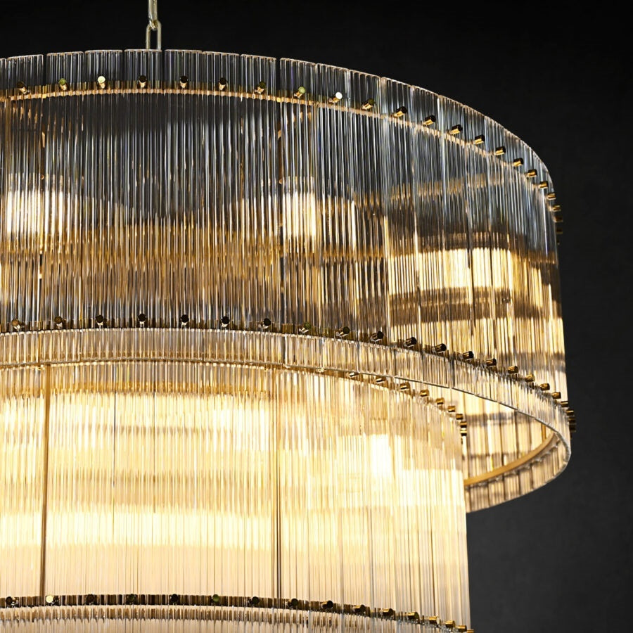 Lux Marcus 2-Tier Round Chandelier 48″