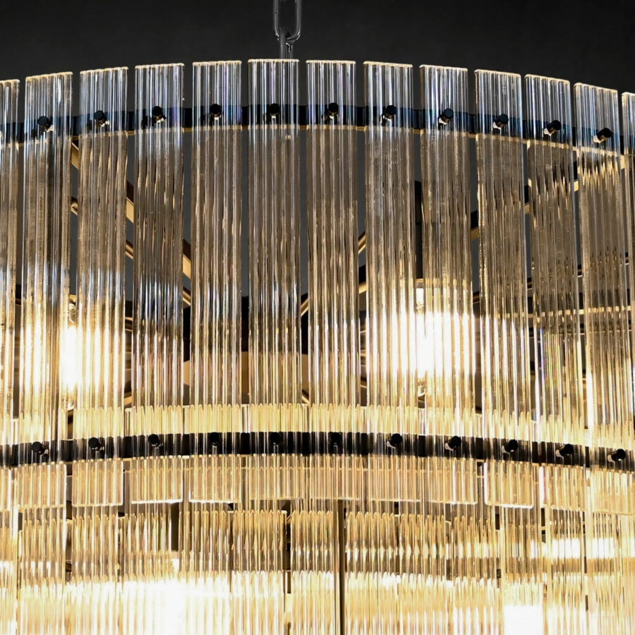 Lux Marcus 2-Tier Round Chandelier 48″
