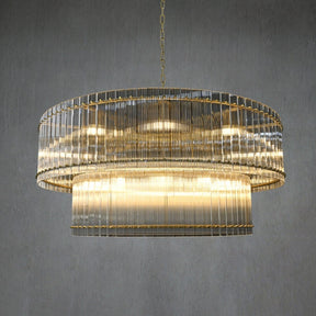 Lux Marcus 2-Tier Round Chandelier 60″