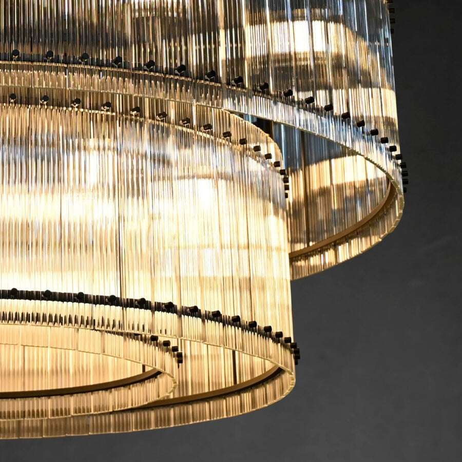 Lux Marcus 2-Tier Round Chandelier 60″