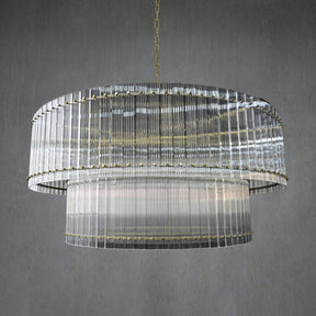 Lux Marcus 2-Tier Round Chandelier 60″