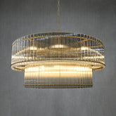 Lux Marcus 2-Tier Round Chandelier 60″