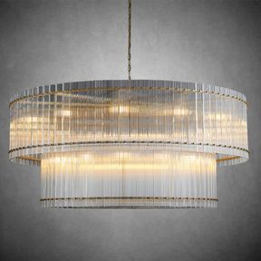 Lux Marcus 2-Tier Round Chandelier 60″