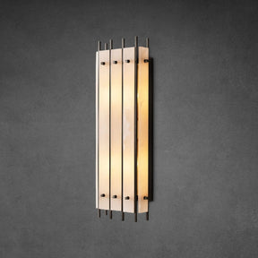 Lux Marcus Alabaster Grand Rectangular Sconce