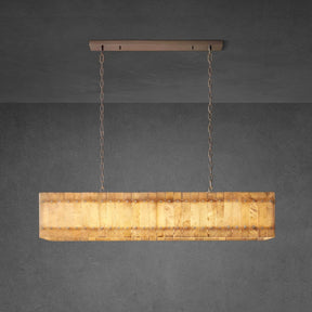 Lux Marcus Alabaster Linear Chandelier 54″