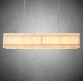 Lux Marcus Alabaster Linear Chandelier