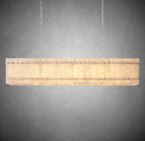 Lux Marcus Alabaster Linear Chandelier