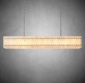 Lux Marcus Alabaster Linear Chandelier