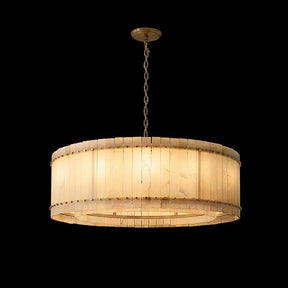Lux Marcus Alabaster Round Chandelier 48″