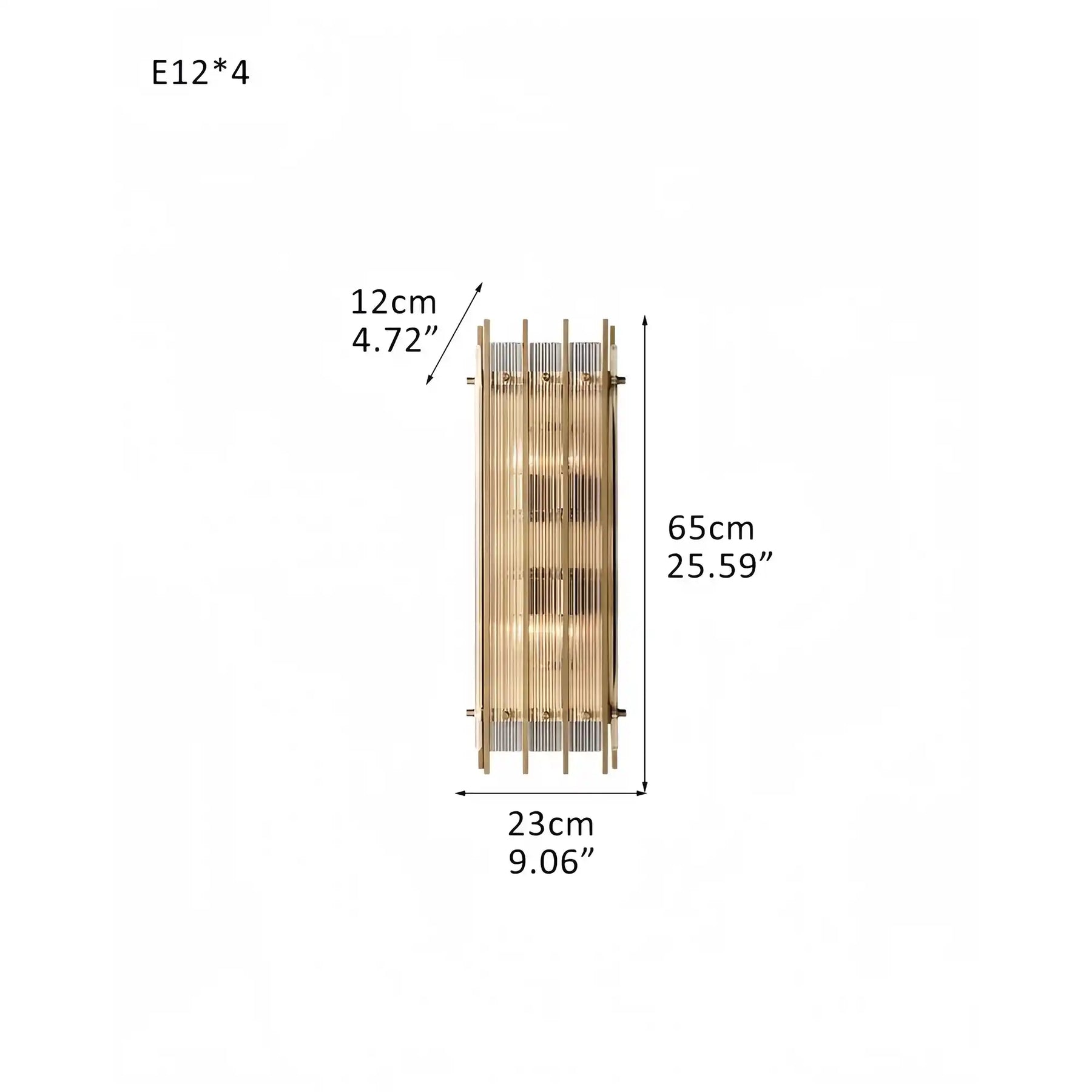 Lux Marcus Grand Rectangular Sconce 26″H