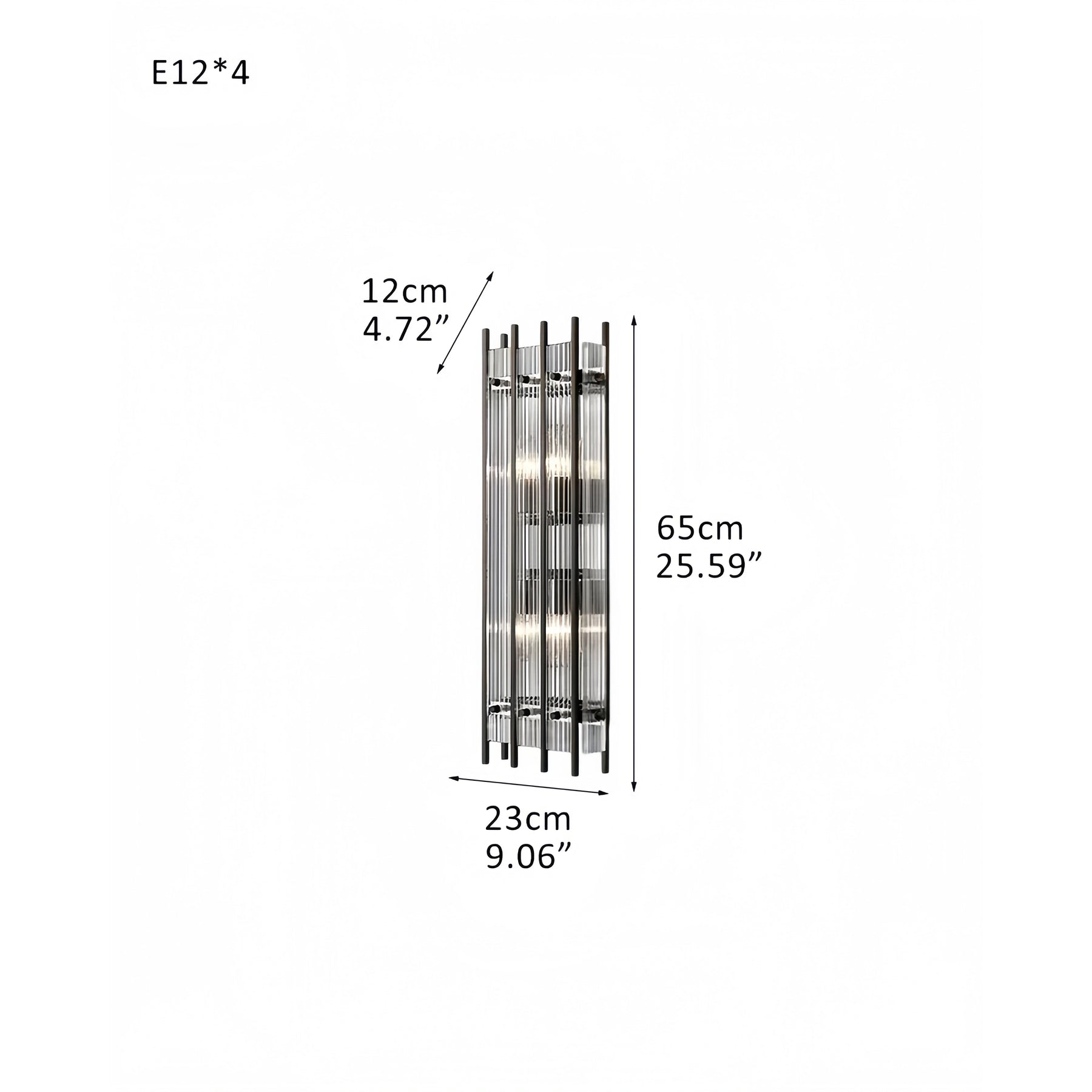 Lux Marcus Grand Rectangular Sconce 26″H