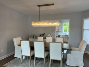 Lux Marcus Modern Rectangular Chandelier For Dining Room Kitchen Island