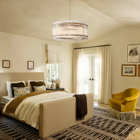 Lux Marcus Modern Round Chandelier For Living Room Dinning Room