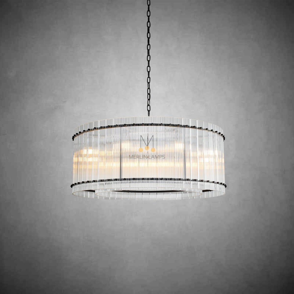 Lux Marcus Modern Round Chandelier For Living Room Dinning Room Kitchen