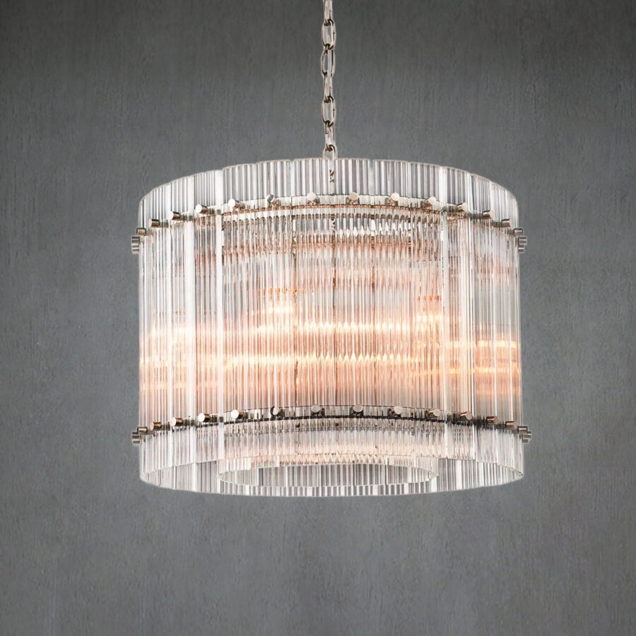 Lux Marcus Modern Round Chandelier For Living Room Dinning Room Kitchen
