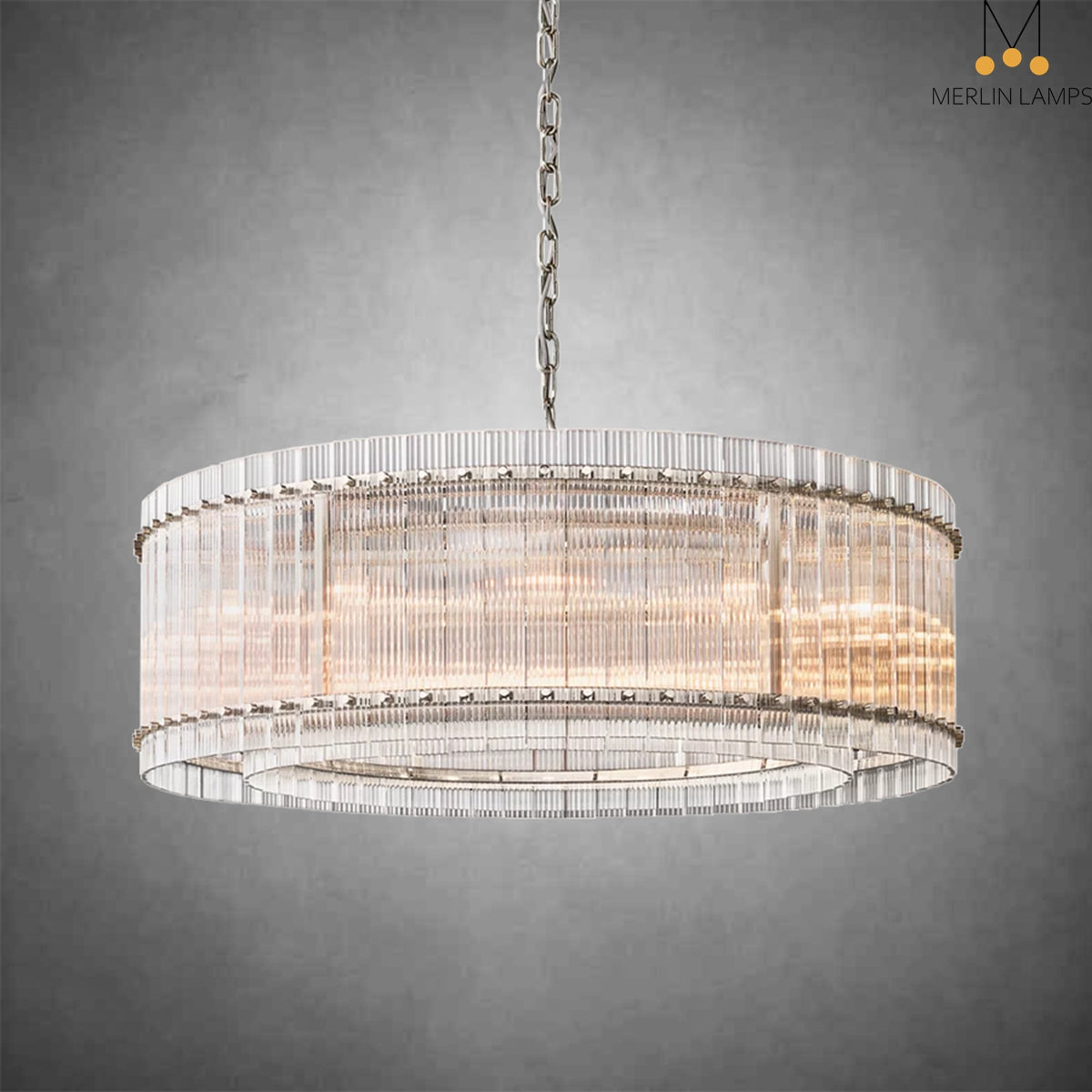 Lux Marcus Modern Round Chandelier For Living Room Dinning Room Kitchen