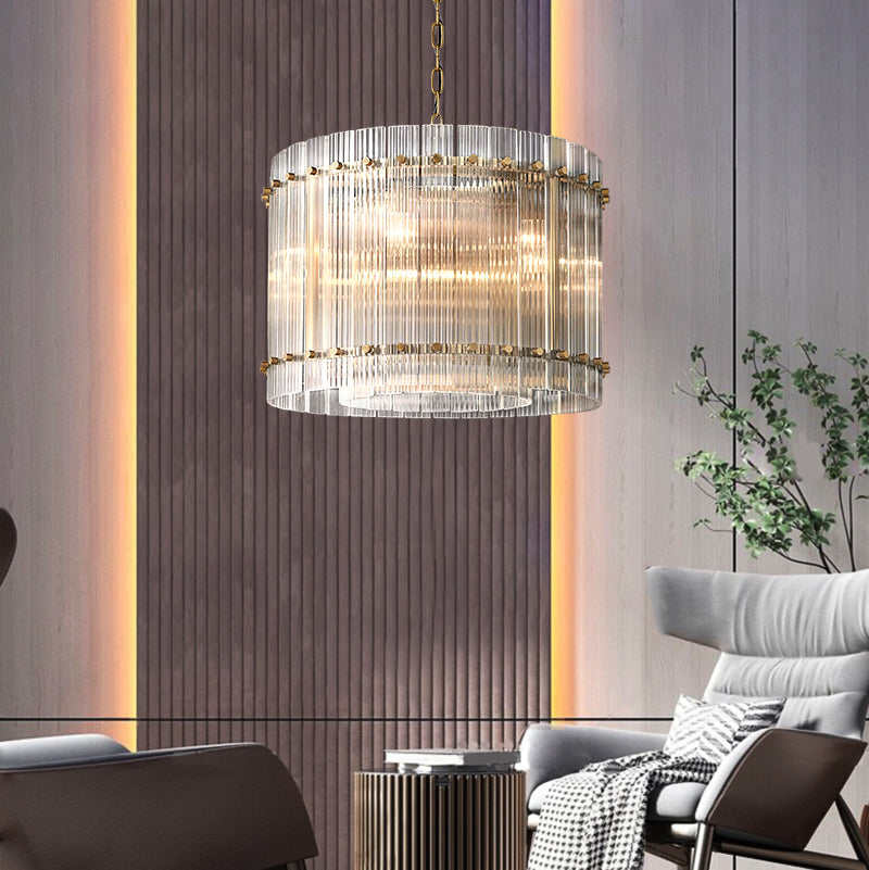 Lux Marcus Modern Round Chandelier For Living Room Dinning Room Kitchen