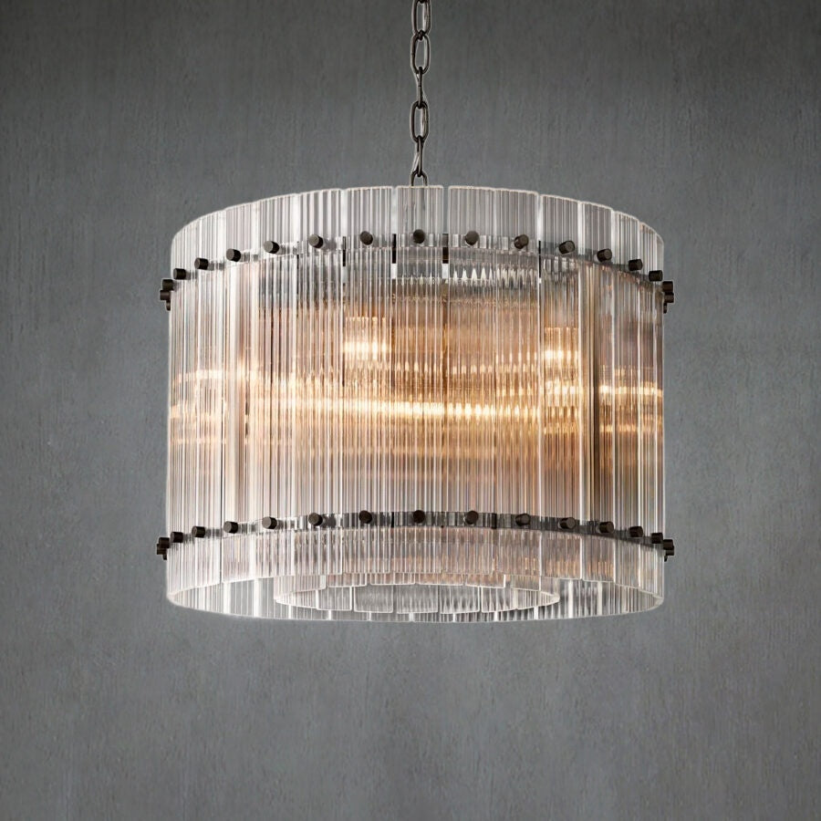Lux Marcus Modern Round Chandelier For Living Room Dinning Room Kitchen