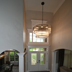 Lux Marcus Modern Round Chandelier For Living Room Dinning Room Kitchen