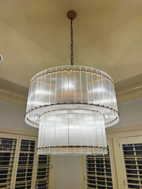 Lux Marcus Modern Round Chandelier For Living Room Dinning Room Kitchen