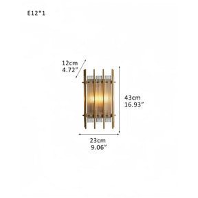 Lux Marcus Rectangular Wall Sconce 17″H