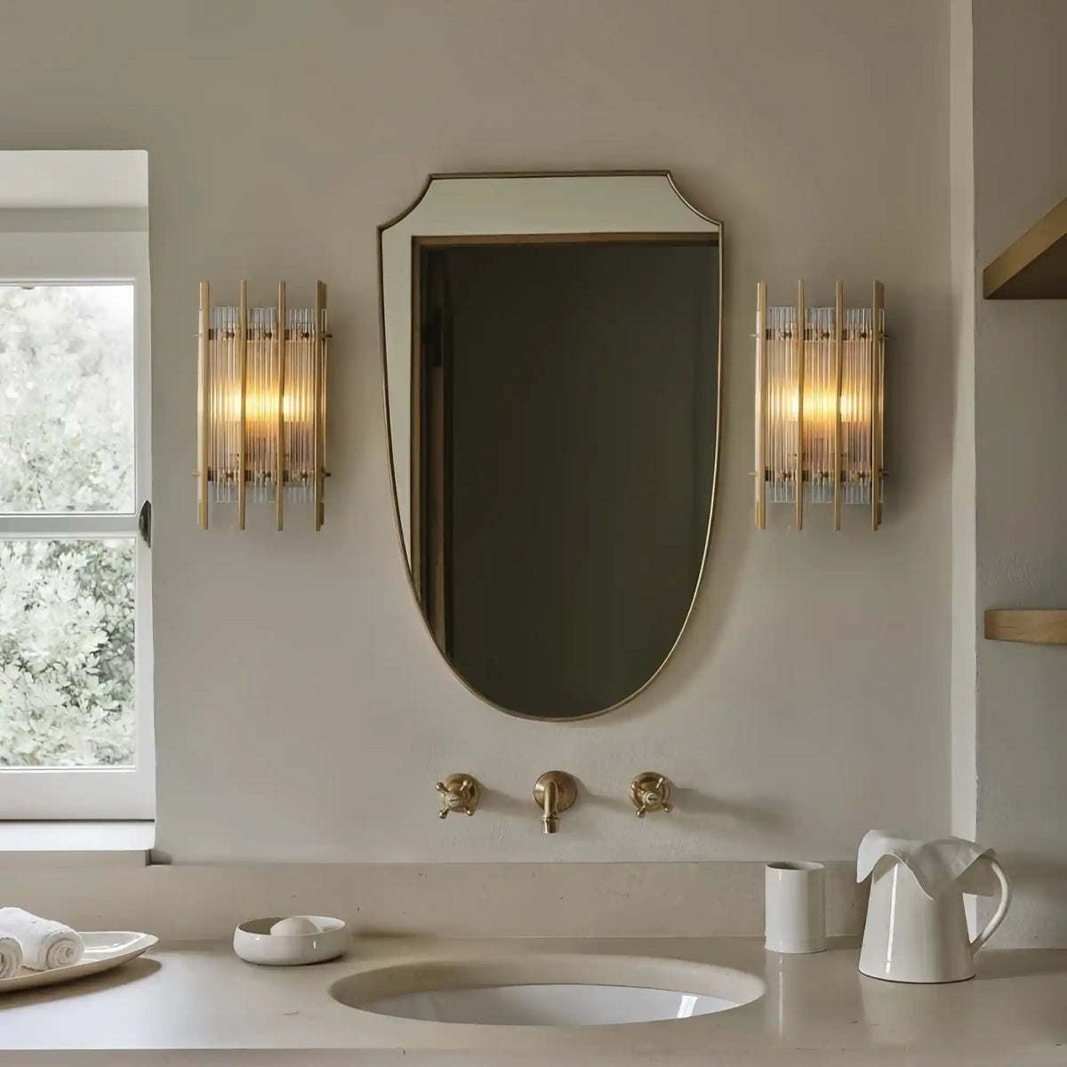 Lux Marcus Rectangular Wall Sconce 17″H