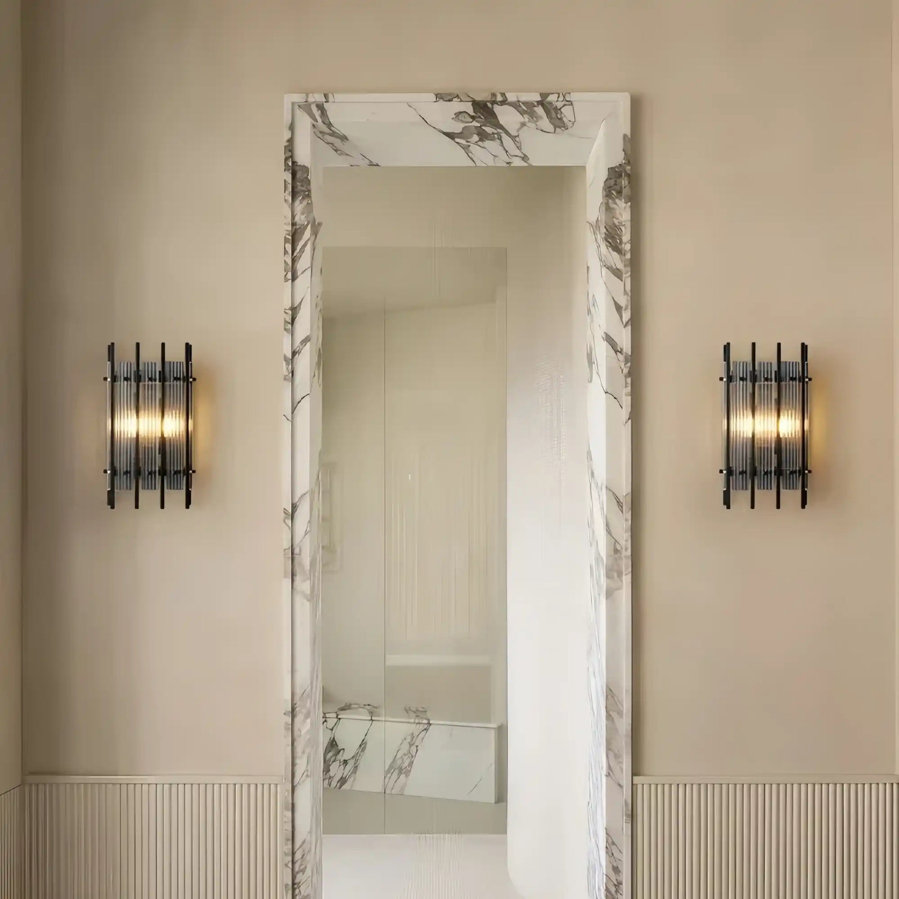Lux Marcus Rectangular Wall Sconce 17″H