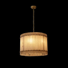 Lux Marcus Round Alabaster Chandelier 22″