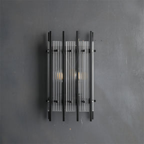 Lux Modern Linear Glass Wall Sconce, Bedroom Living Room Wall Lamp