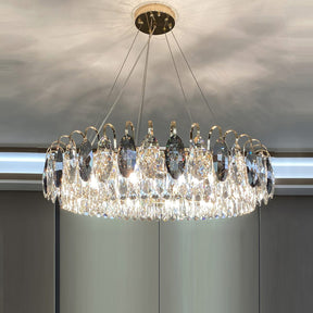 Luxurious K9 Crystal Chandelier Modern Ceiling Light Fixtures Set for Living Room/Dining Room