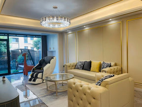 Luxurious K9 Crystal Chandelier Modern Ceiling Light Fixtures Set for Living Room/Dining Room