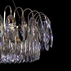 Luxurious K9 Crystal Chandelier Modern Ceiling Light Fixtures Set for Living Room/Dining Room