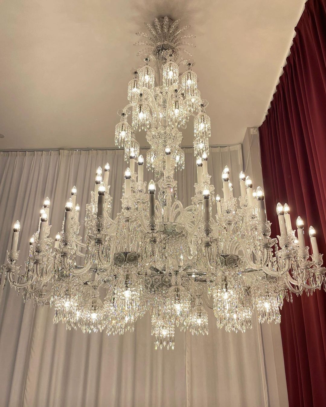 Luxury Large Multi Candles Chandelier Islam Crystal Ceiling Lighting Fixture For Living Room/ Hall Decoration